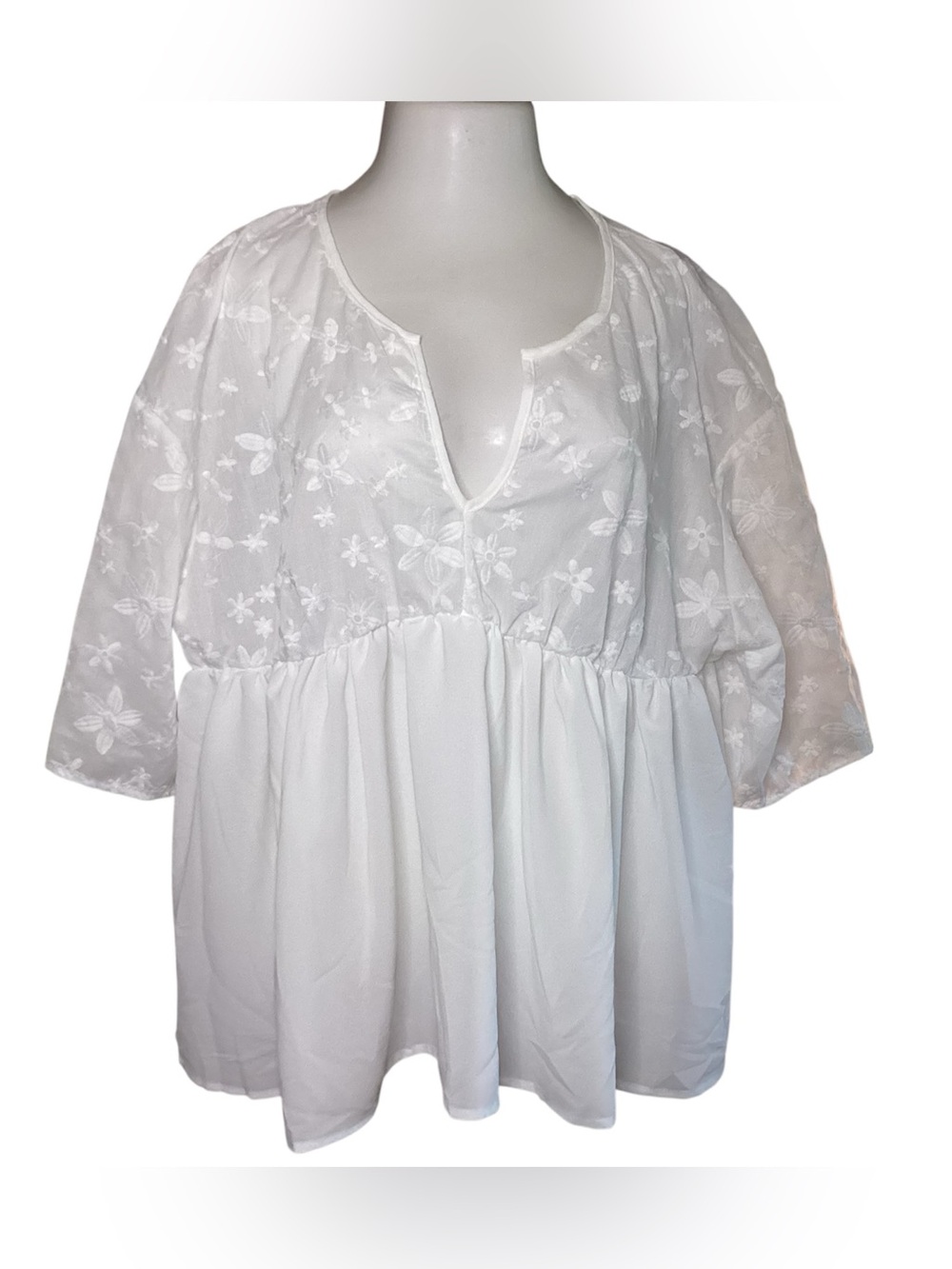 Shien babydoll top 4X